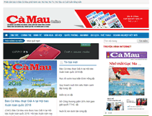 Tablet Screenshot of baocamau.com.vn
